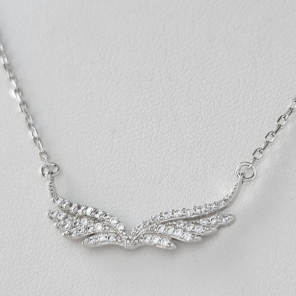 Guardian Angel Necklace, 925 Sterling Silver Charmed Aroma Angel Collec… - Picture 2 of 7